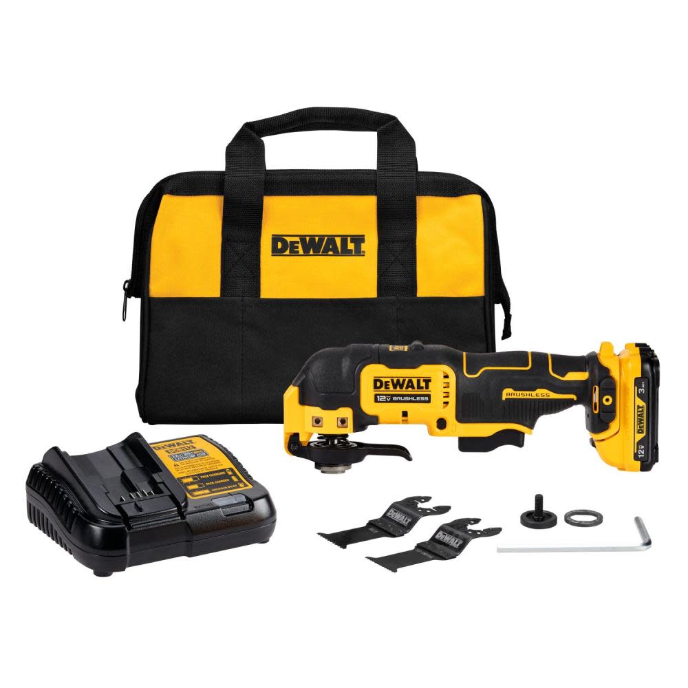 DEWALT XTREME 12V MAX Oscillating Tool Brushless Cordless Kit DCS353G1 from DEWALT - Intensery