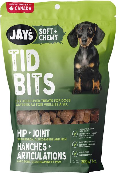 Jay's Soft and Chewy Tid Bits Hip and Joint Dog Treats - Intensery