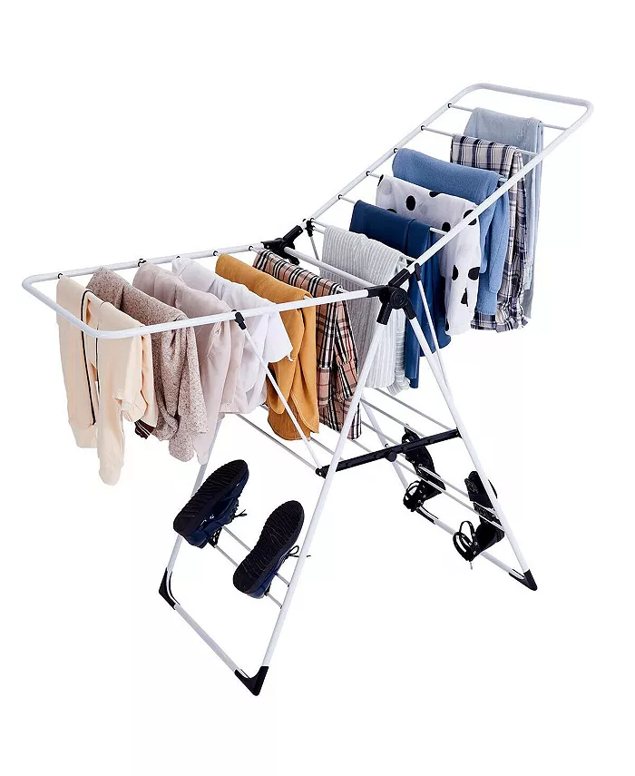Costway Laundry Clothes Storage Drying Rack Portable Folding Dryer Hanger Heavy Duty - Intensery