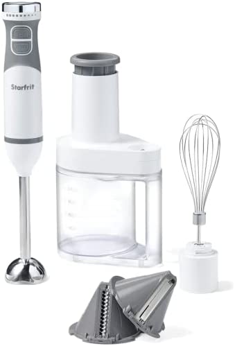 Starfrit 10-Speed 4-in-1 Hand Blender White - Intensery