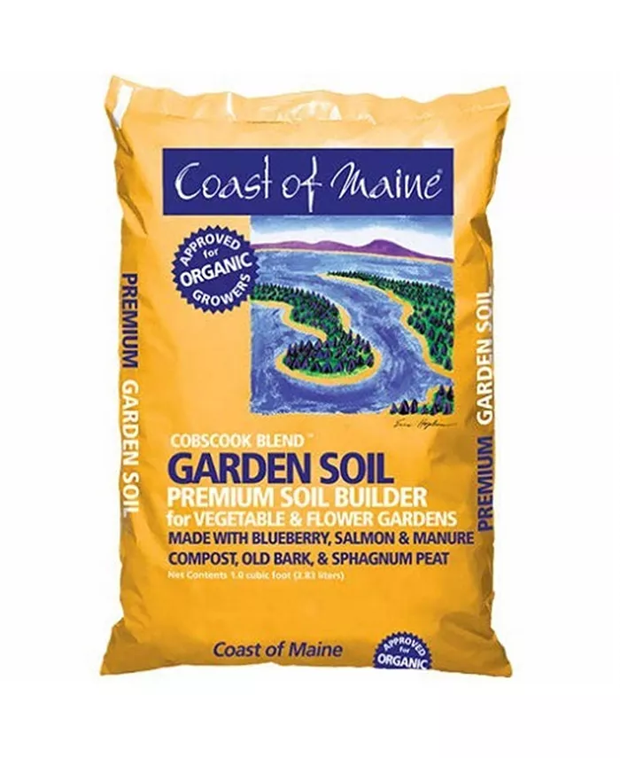 Coast of Maine Cobscook Blend Garden Soil， 1 cu ft - Intensery