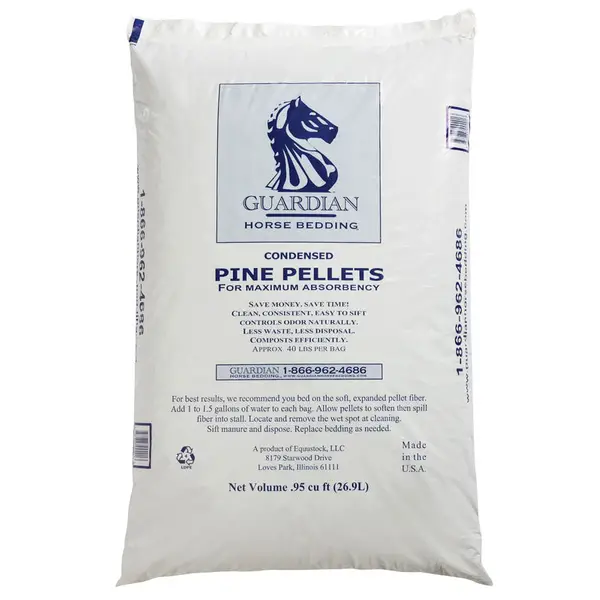 Guardian Horse Bedding 40 lb Pelleted Pine Bedding - Intensery
