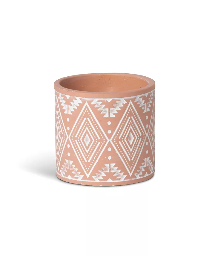 Park Hill Collection Navajo Pattern Terra Cotta Pot - Intensery