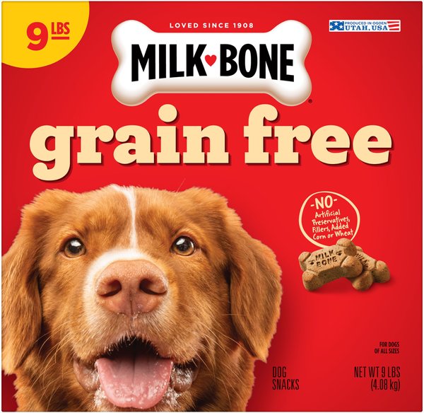 Milk-Bone Grain-Free Biscuits Dog Treats - Intensery