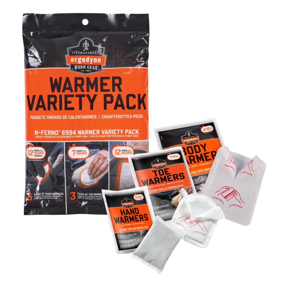 Ergodyne N-Ferno 6994 White Warming Variety Pack - Intensery