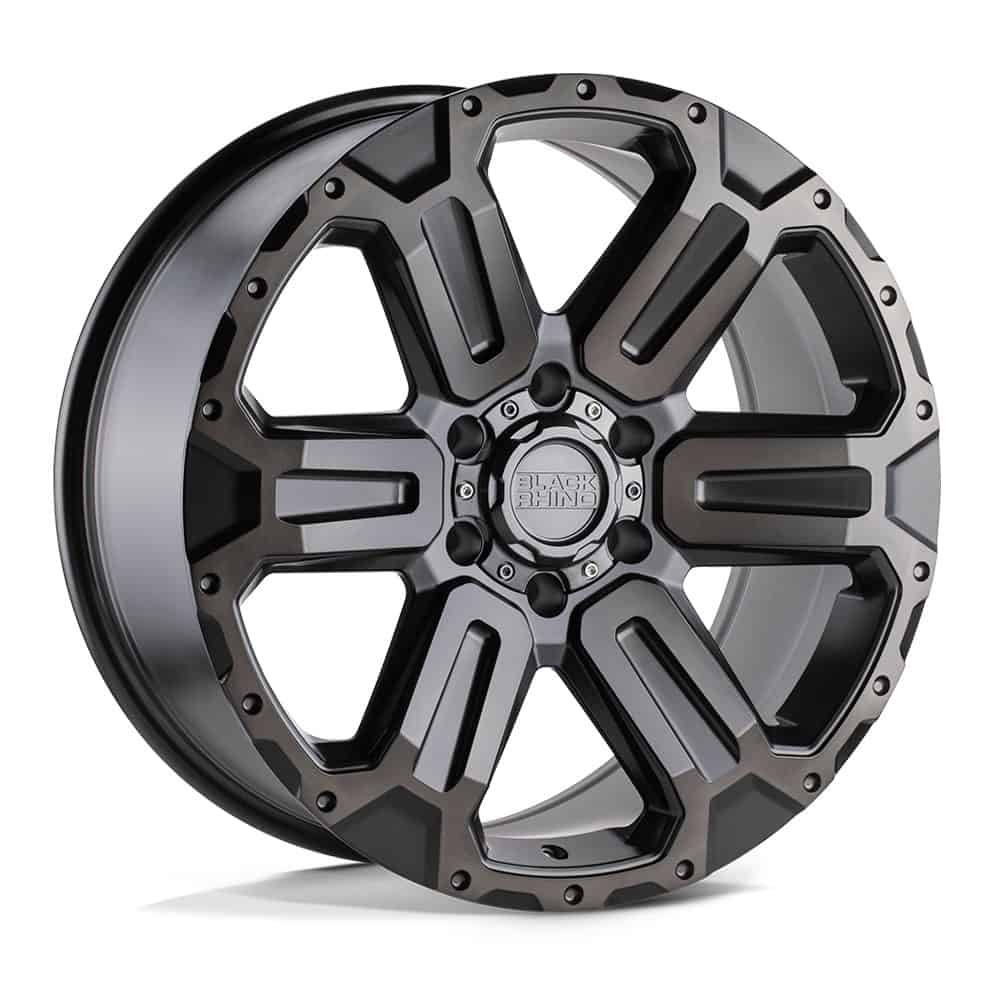 Black Rhino BLWKA 20X9 6X5.5 M-GNMTL-BRSH 12MM - Intensery
