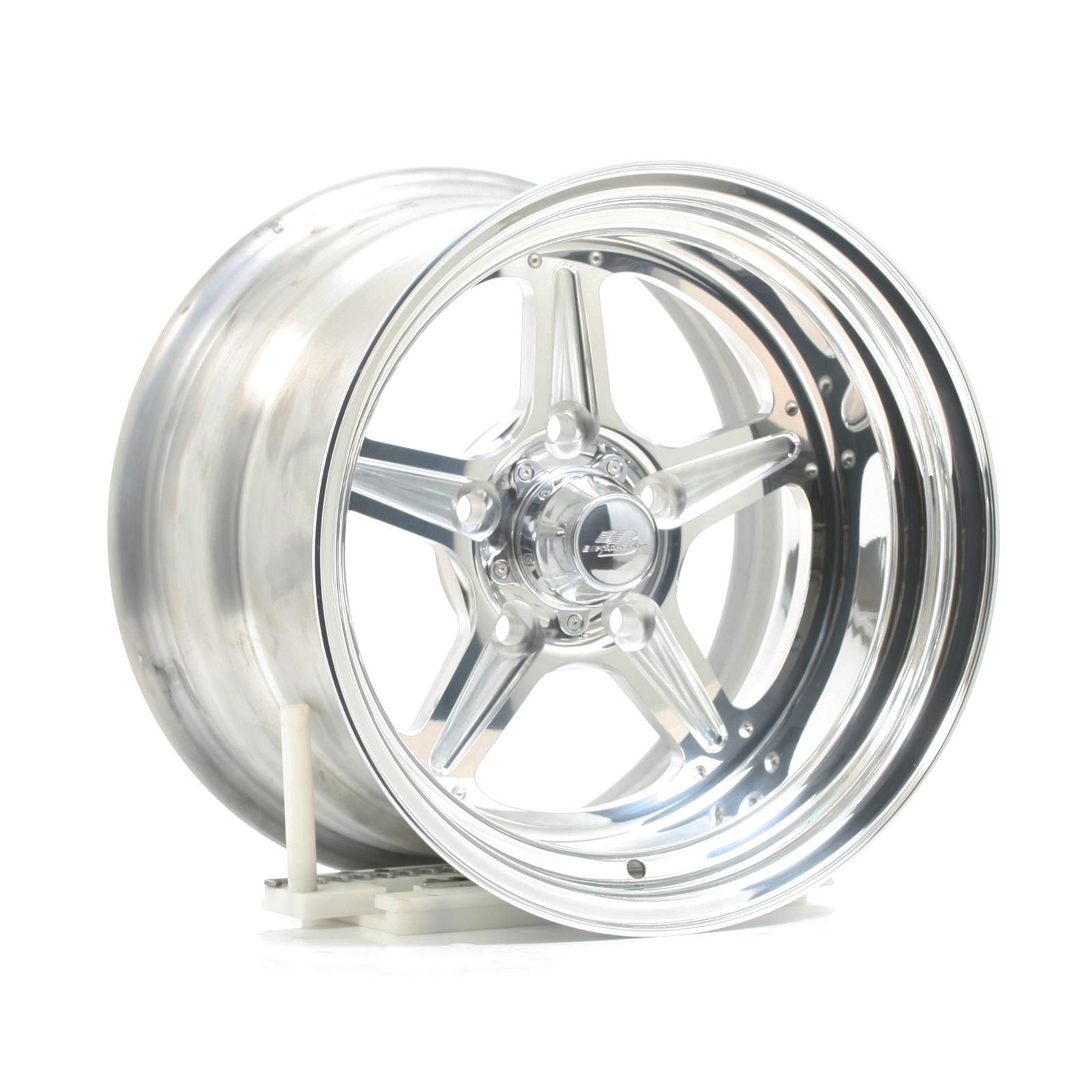 Billet Specialties RS035106155N Billet Specialties Street Lite Polished Wheels - Intensery
