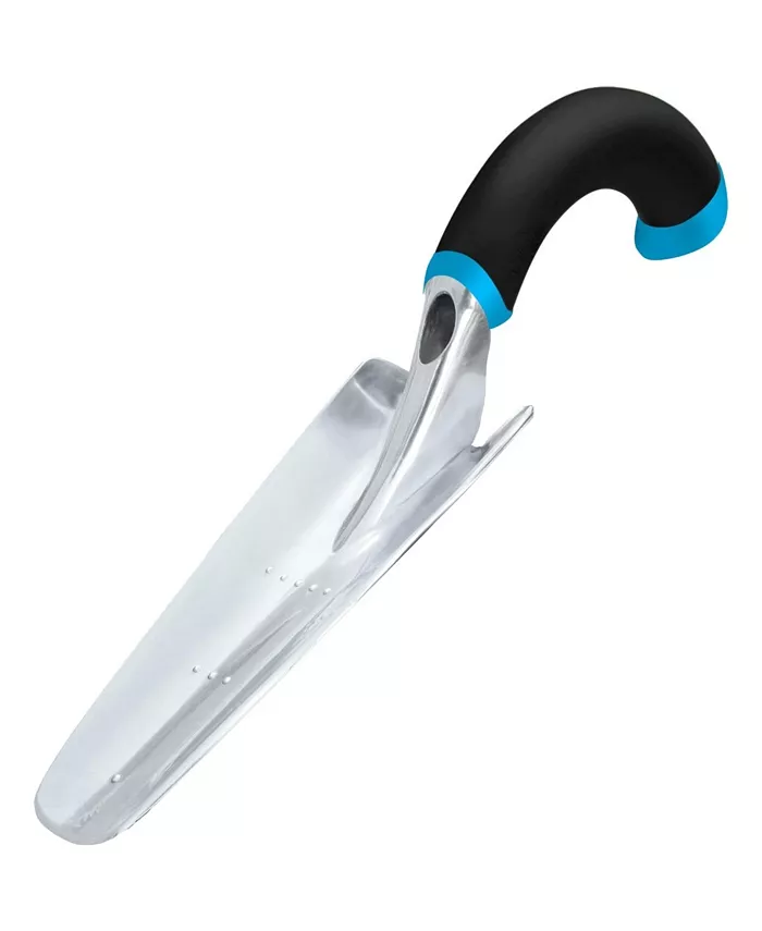 Radius Garden Ergonomic Aluminum Gardening Hand Transplanter， Blue - Intensery