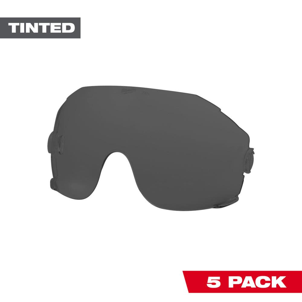 Milwaukee Tinted Eye Visor Replacement Lenses 5pk - Intensery