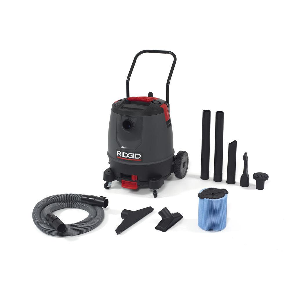 Ridgid 16 Gallon Motor-On-Bottom Wet/Dry Vac 50338 from Ridgid - Intensery