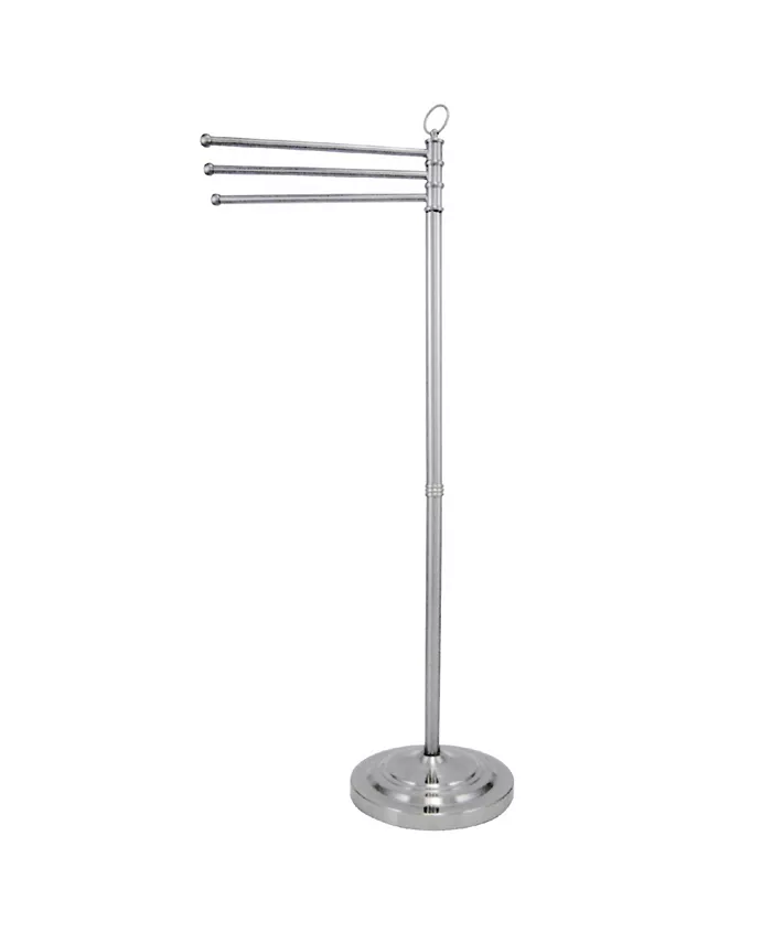 Kingston Brass Vintage Pedestal Towel Bar in Polished Chrome - Intensery