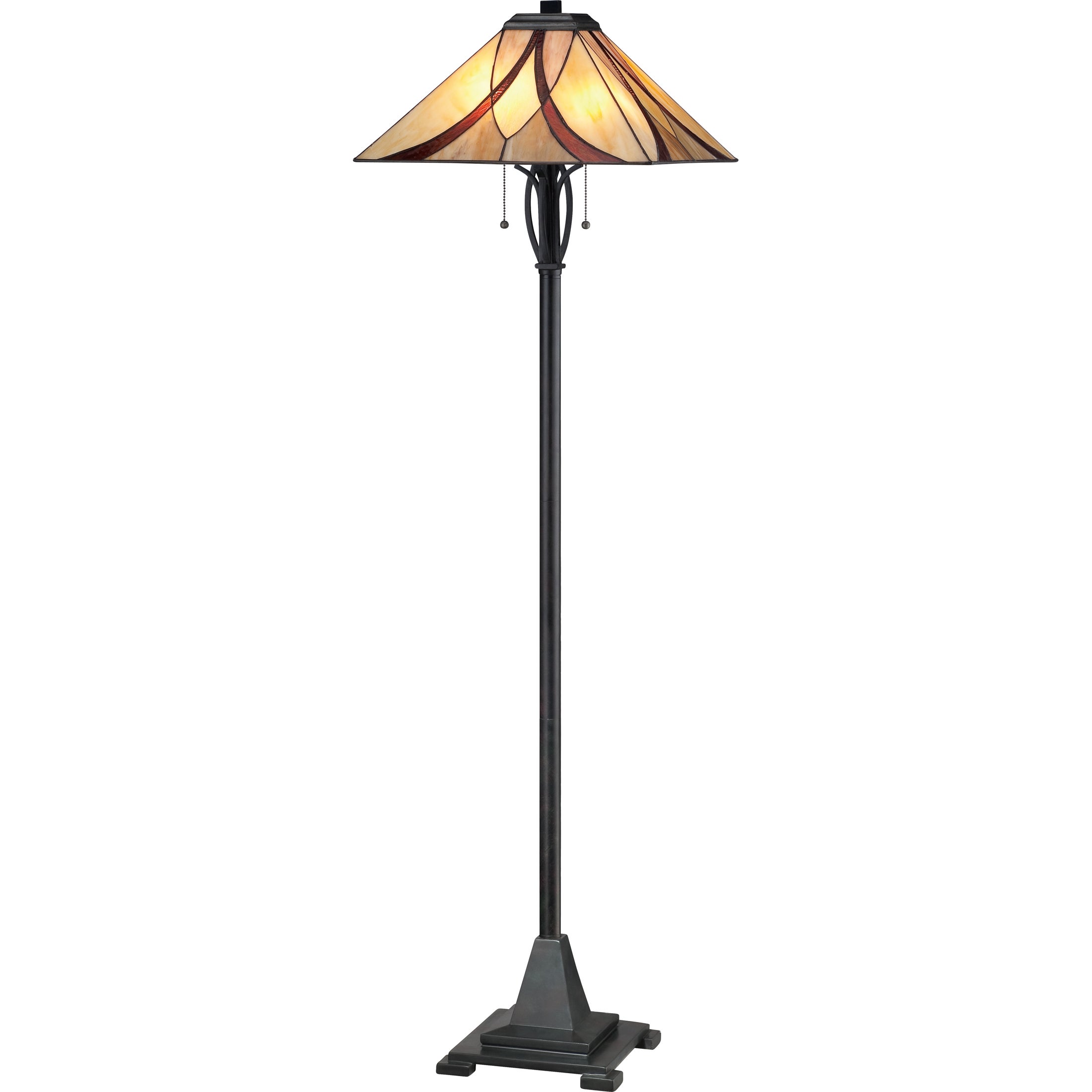 Copper Grove Quentin Bronze Tiffany-style Floor Lamp - Intensery