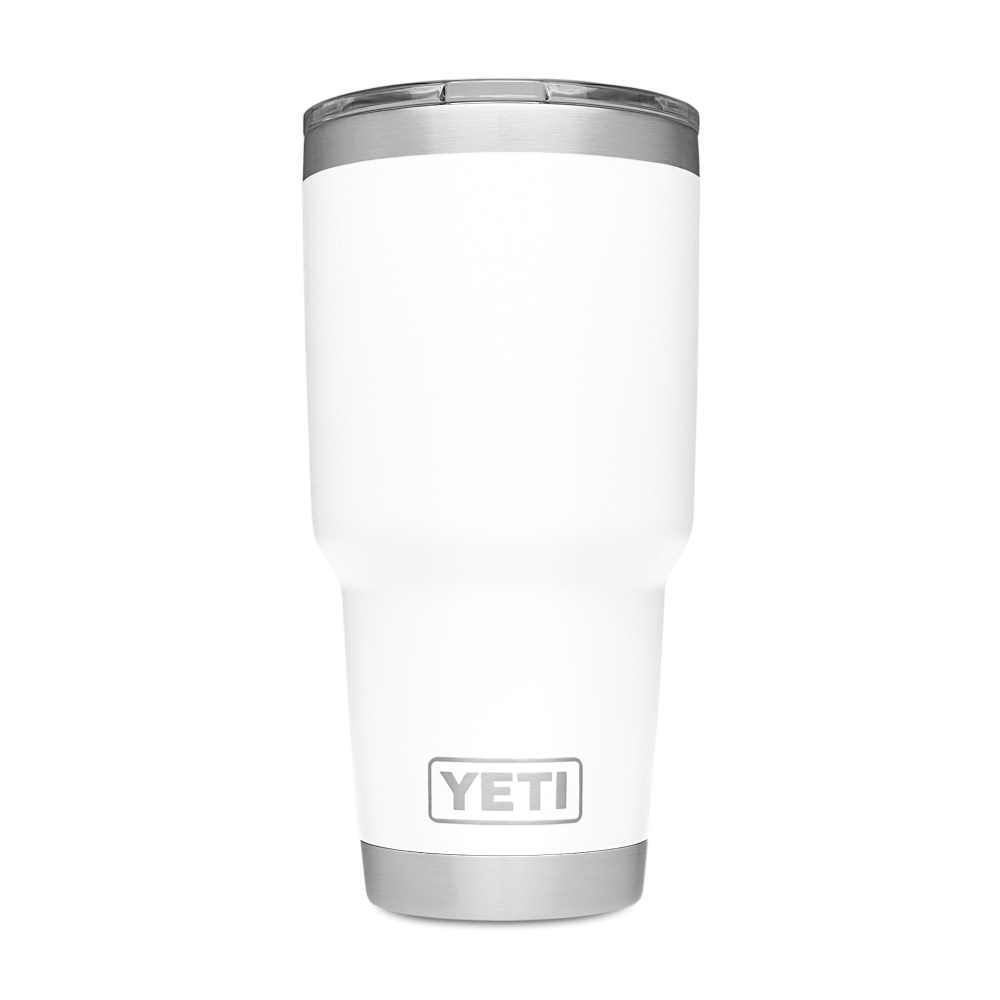 Yeti White 30oz Rambler Tumbler with MagSlider - Intensery