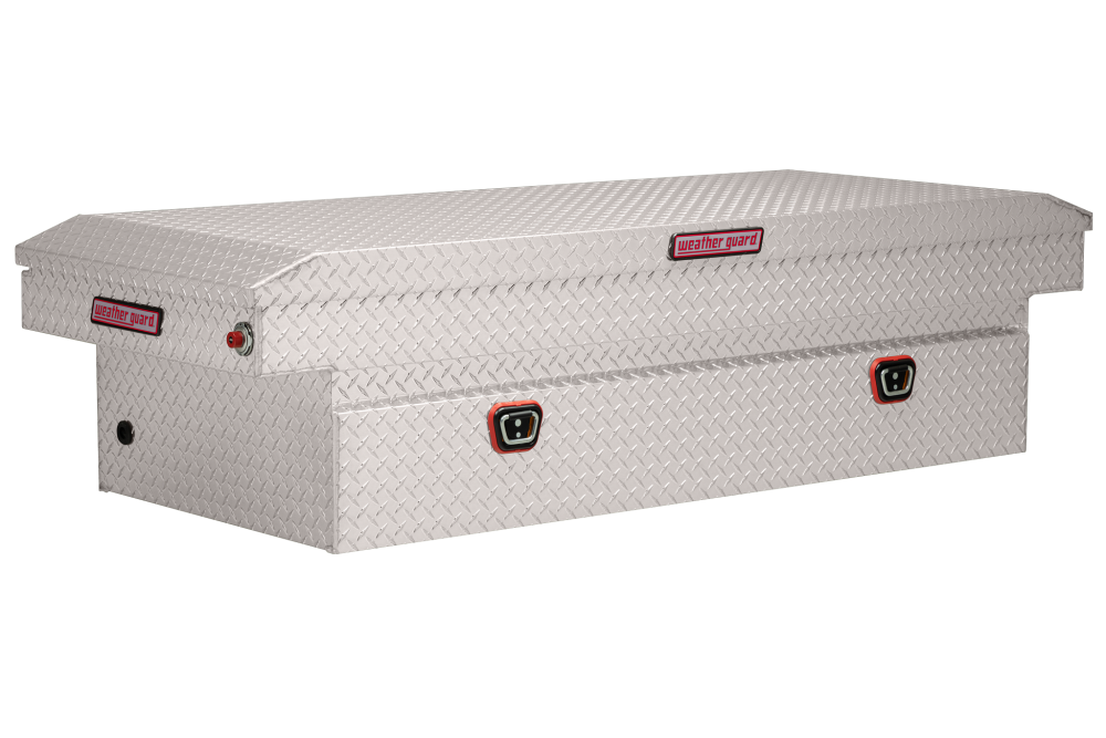 Weather Guard Saddle Truck Tool Box Aluminum Full Extra Wide Clear 117-0-03 from Weather Guard - Intensery
