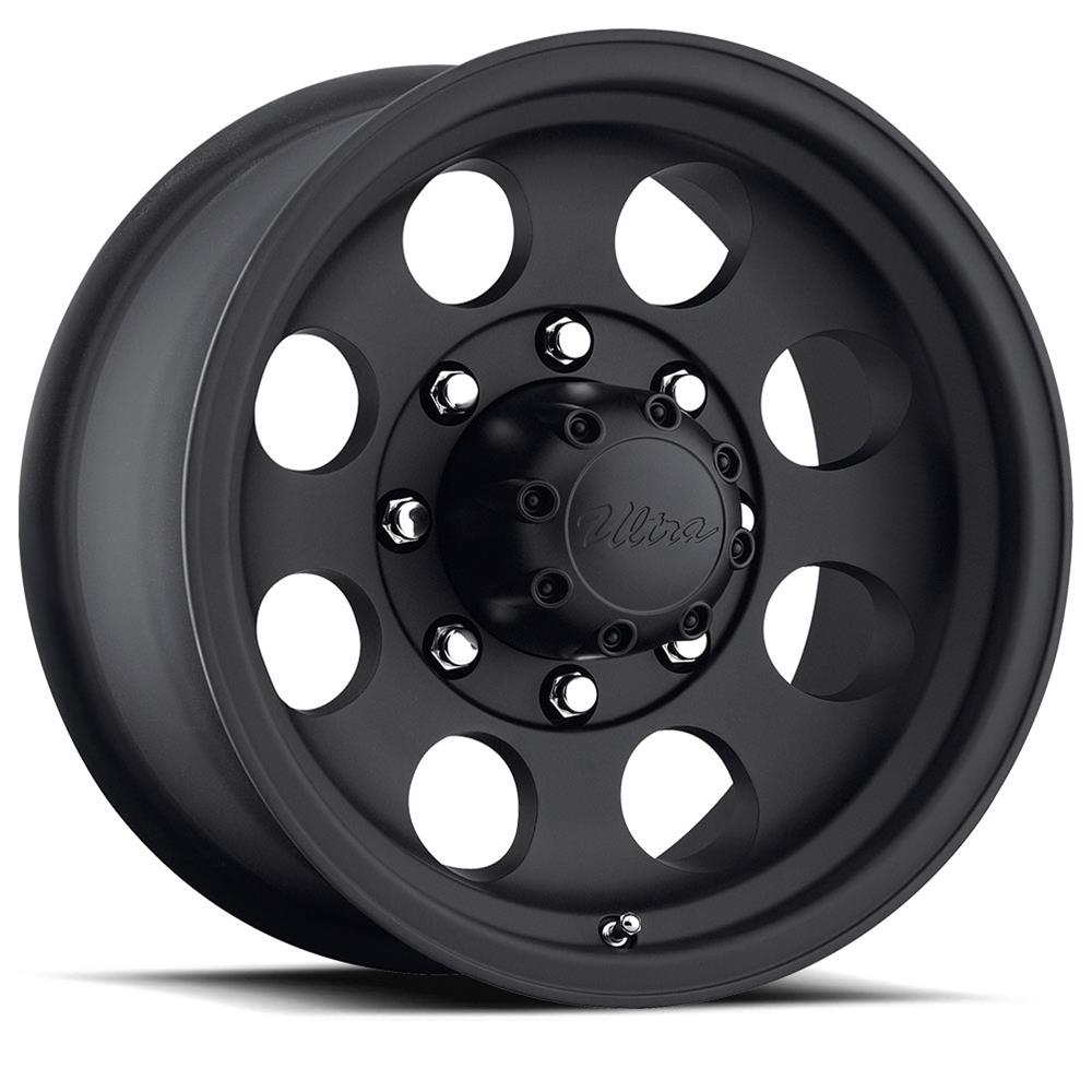Ultra Wheel Company 164-7983B Ultra Wheel 164 Series Matte Black Wheels - Intensery