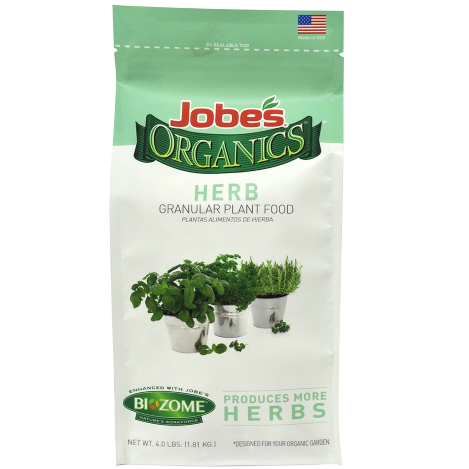 Jobe\u0027s Organic Granules Herb Plant Food 4 lb - Intensery