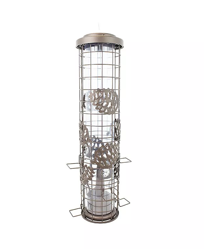 WoodStream SBG101 1.75 lbs Squirrel-Be-Gone Max Pinecone Bird Feeder with Flexport - Intensery