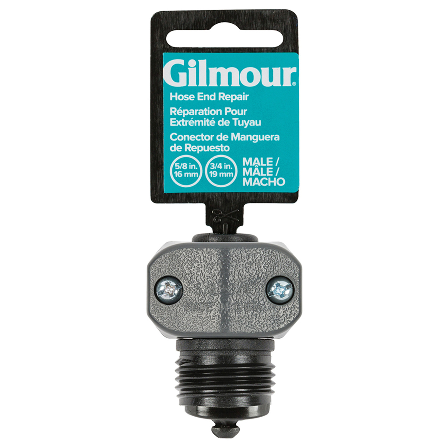 Gilmour 5/8 \u0026 3/4 in. Nylon Threaded Male Hose Coupling - Intensery
