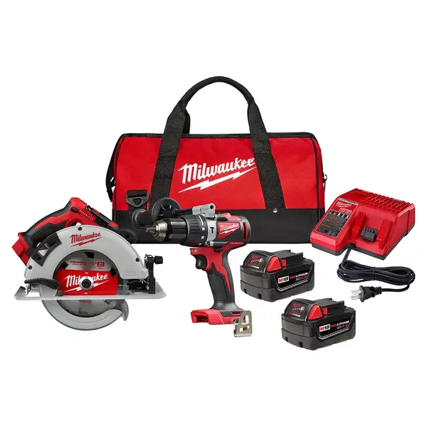 Milwaukee 2-Piece M18 Brushless Combo Kit - Intensery