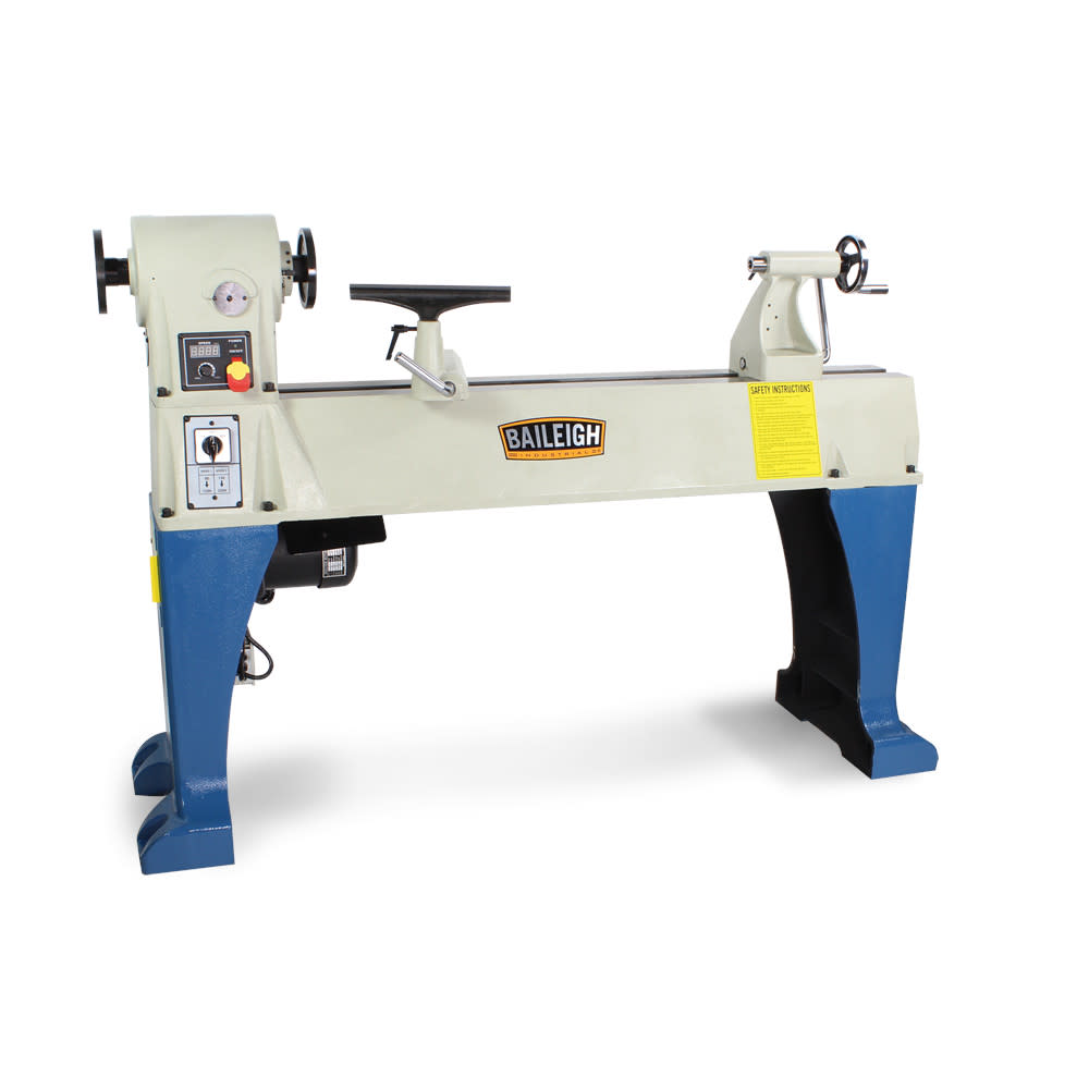 Baileigh WL-1840VS Variable Speed Wood Turning Lathe 220V 1 Phase - Intensery