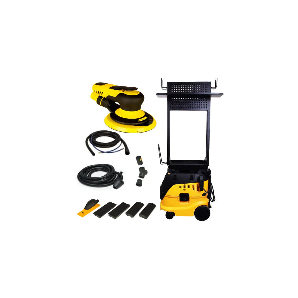 Mirka 6 8mm Orbit Sander Dust Free Work Station System - Intensery