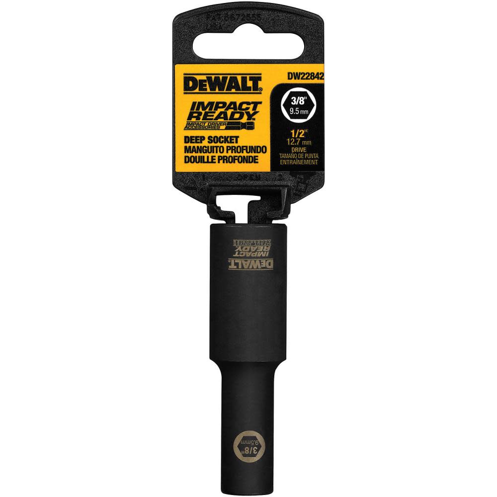 DEWALT 7/16 In. Deep 1/2 In. Drive 6 Pt. Socket DW22852 from DEWALT - Intensery