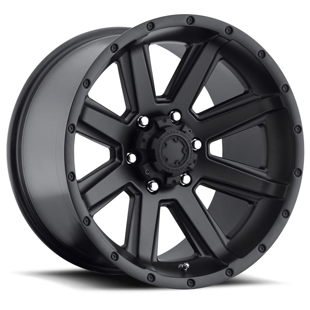 Ultra Wheel Company 195-6886SB Ultra Wheel 195 Crusher Satin Black Wheels - Intensery