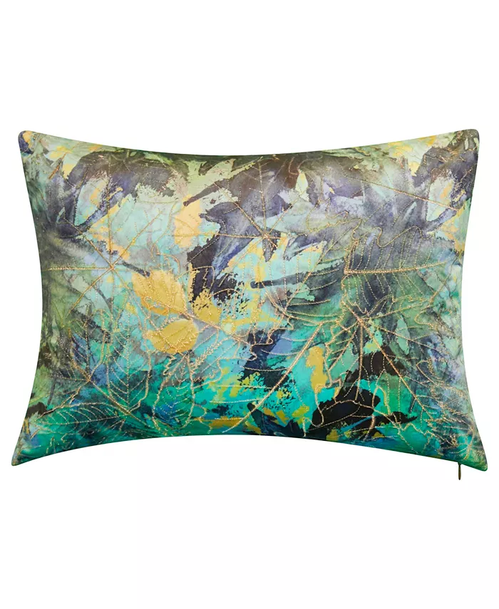 Edieted Leaf Decorative Throw Pillow， 20