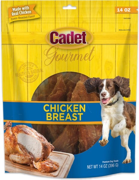 Cadet Gourmet Chicken Breast Dog Treats， 14-oz bag - Intensery