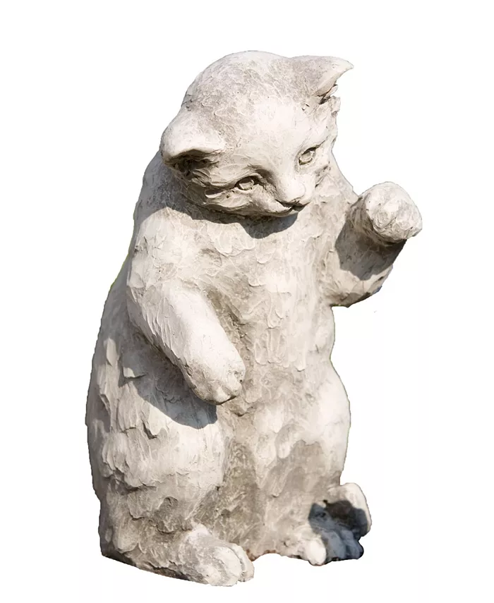 Campania International Playful Kitten Garden Statue - Intensery