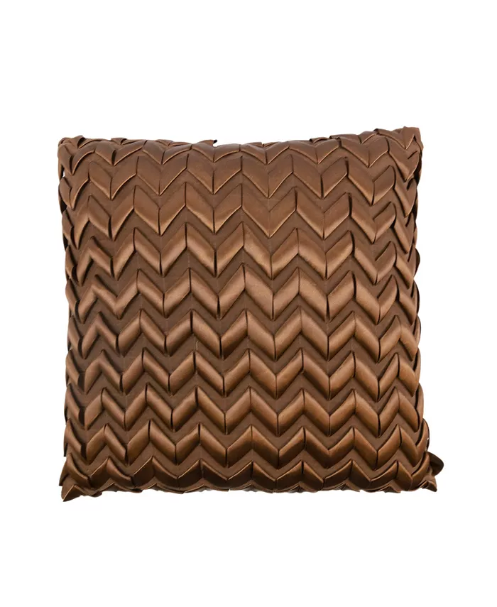 American Heritage Textiles Victorian Beauty Ribbon Decorative Pillow， 18