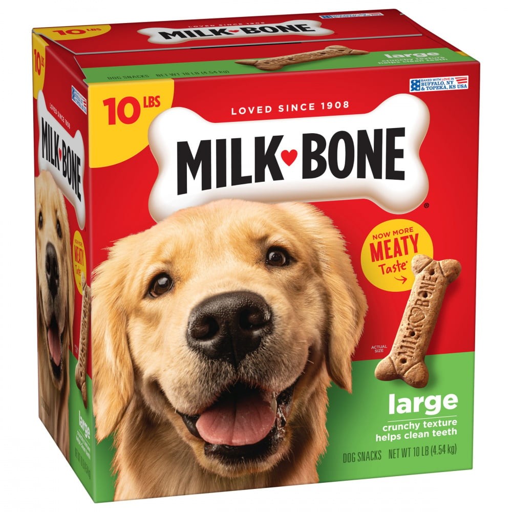 Milk-Bone Original Large Dog Biscuits - 10 lb Bag - Intensery