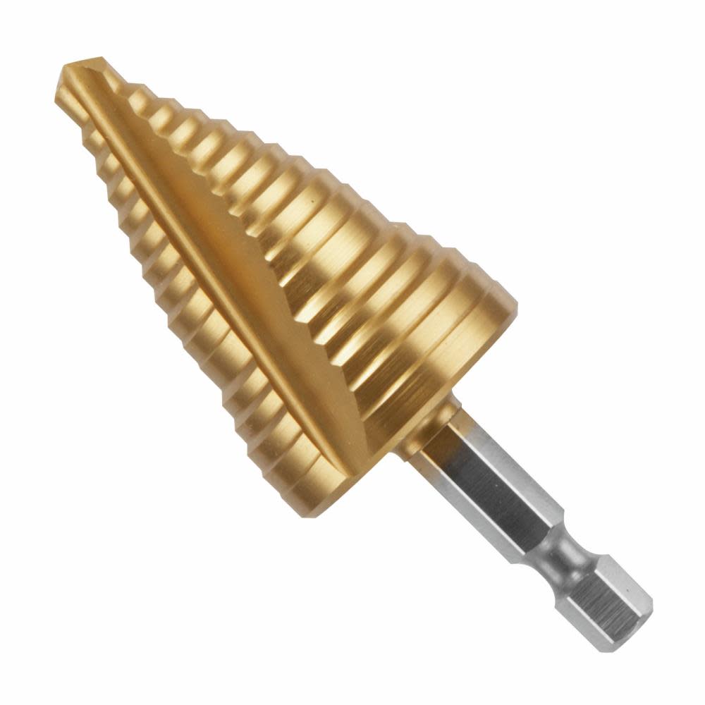 Bosch 1/4 In. to 1-1/8 In. Titanium-Coated Impact Step Drill Bit IMSD46405 from Bosch - Intensery