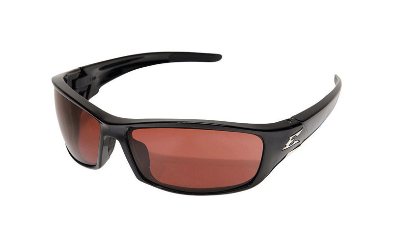 Edge Eyewear Reclus Safety Glasses Copper Lens Black Frame 1 pc - Intensery