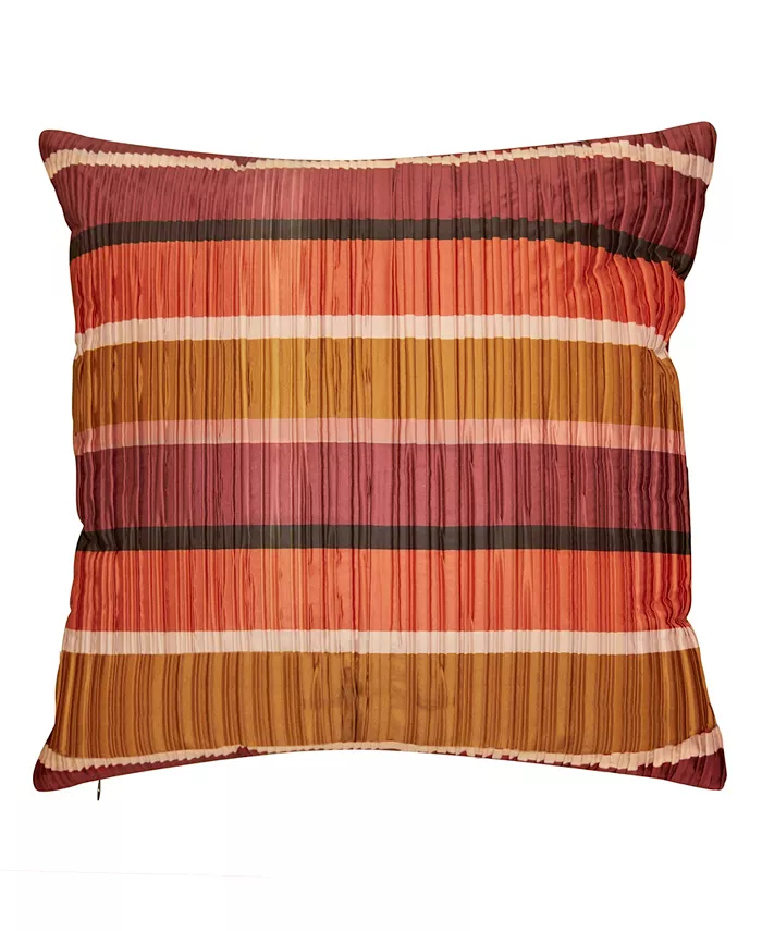 Ediey Stripes Satin Decorative Pillow， 19