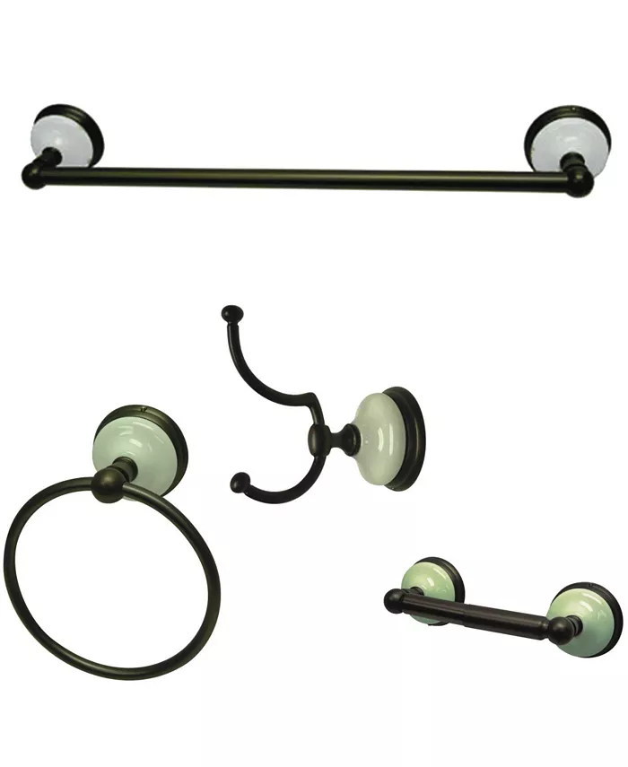 Kingston Brass Victorian Traditional 4-Pc. Bathroom Accessory Set - Intensery
