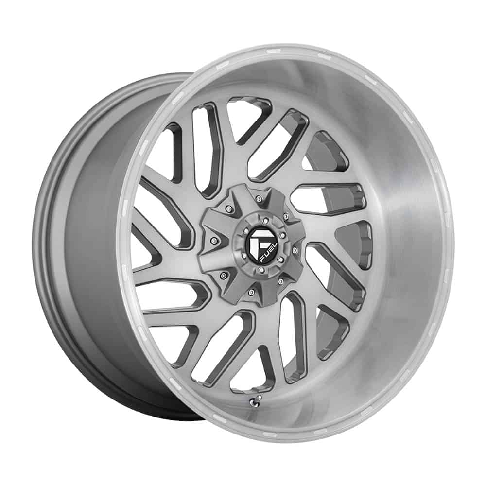 Fuel 1PC D715 TRITON PLATINUM D715 20X10 5X4.5/5.0 BRSH-GNMTL-TTC -18MM - Intensery