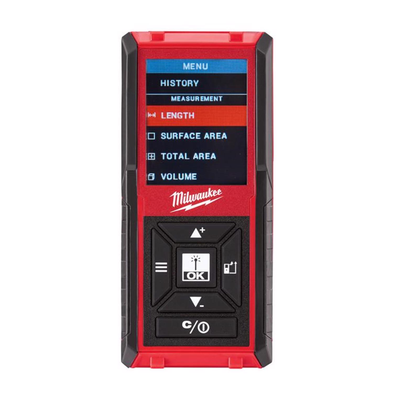 Milwaukee 4.2 in. L X 1.9 in. W Laser Distance Meter 150 ft. Red 1 pc - Intensery