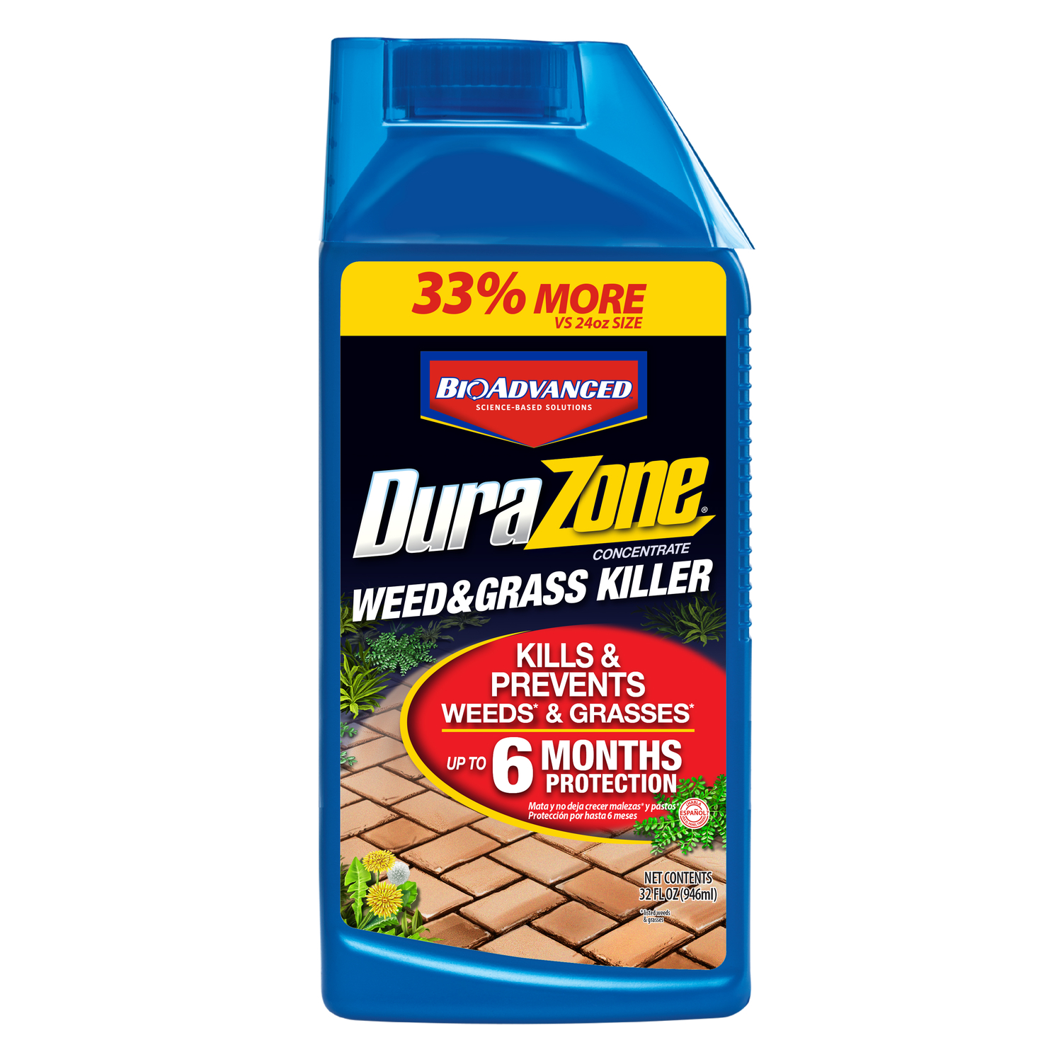 BioAdvanced DuraZone Grass \u0026 Weed Killer Concentrate 32 oz - Intensery