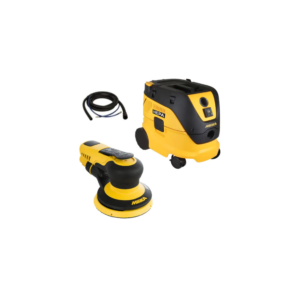 Mirka 5 5mm Orbit Sander Dust Free Basic System - Intensery