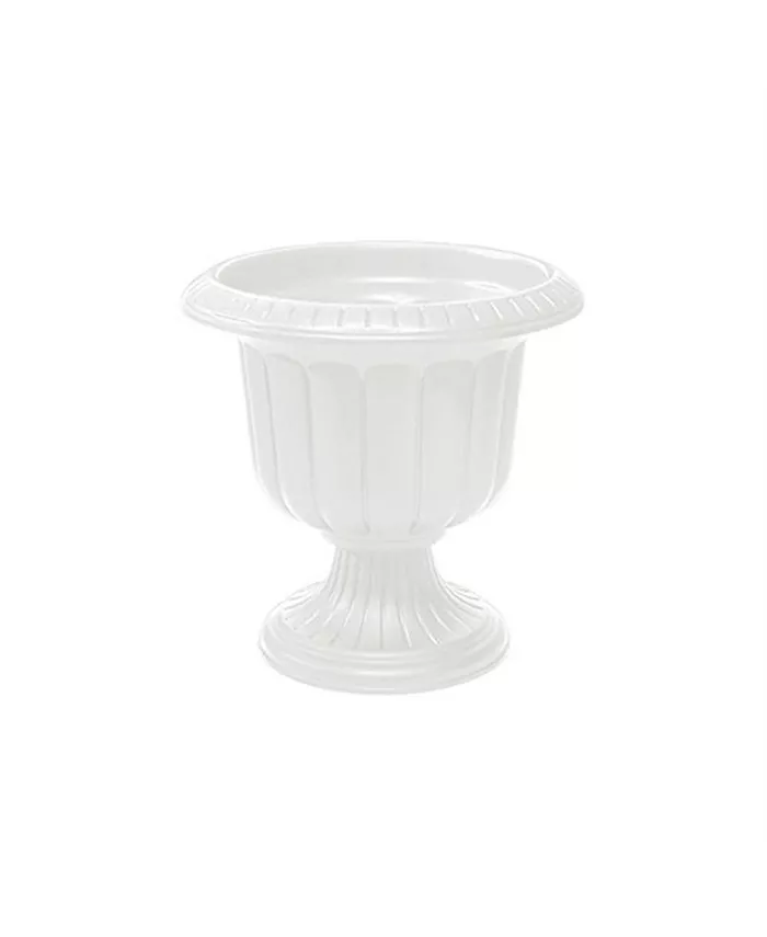 Novelty Classic Urn， 14 Inch， White - Intensery
