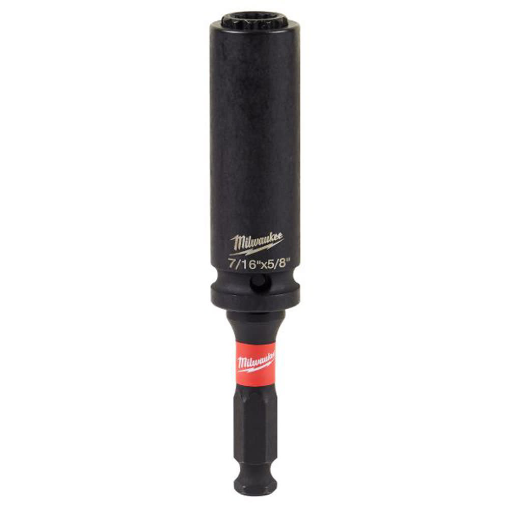 Shockwave Linemanand#8217;s 12PT  7/16 and  5/8 2-in-1 Socket - Intensery