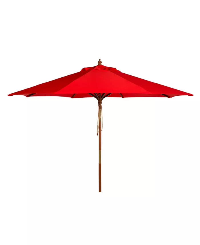 Safavieh Cannes 9' Wooden Umbrella - Intensery