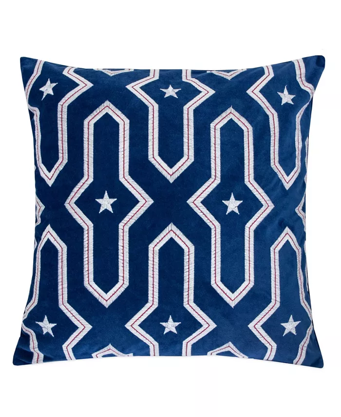 Homey Cozy Star Independence Day Square Decorative Throw Pillow - Intensery