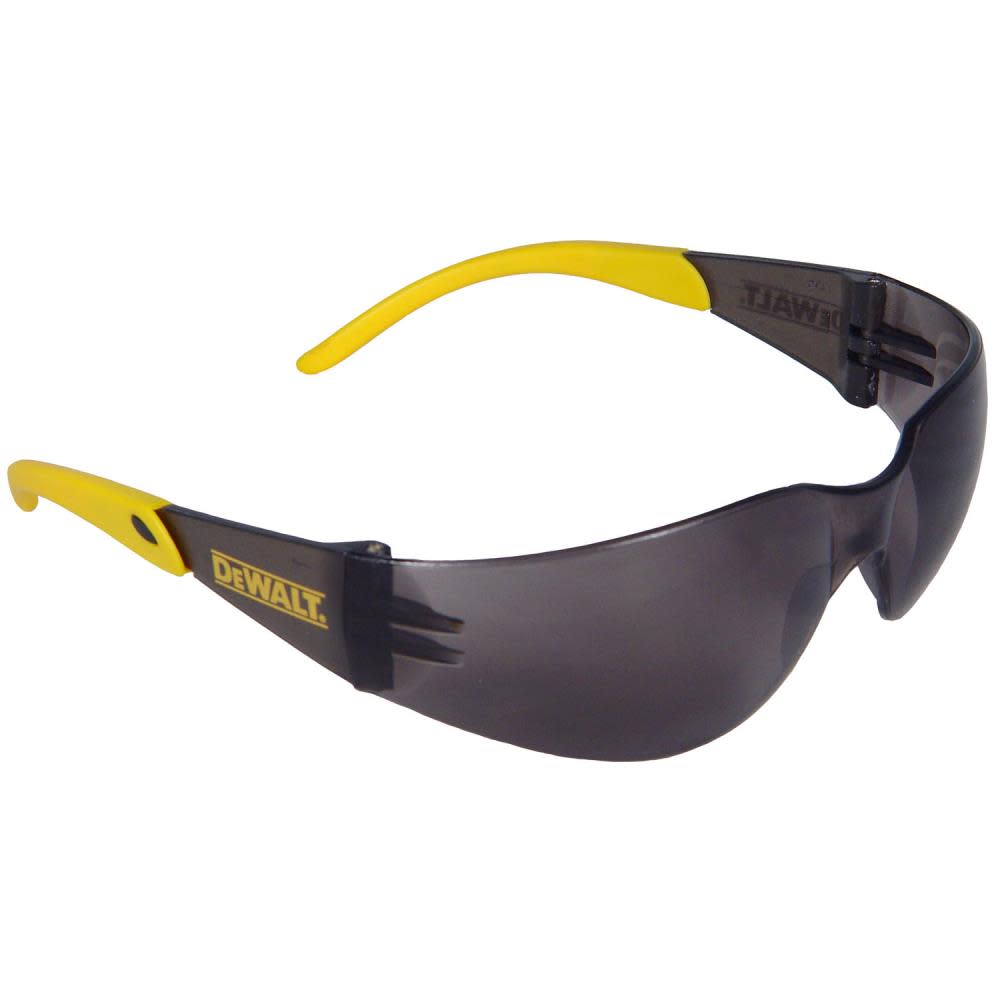 DEWALT Protector Safety Glasses Smoke/Yellow Frame Smoke Lens DPG54-2D from DEWALT - Intensery