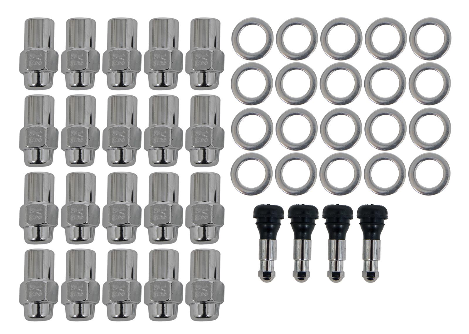 Summit Racing SUM-755562 Summit Racing? SST Mag Lug Nut Standard Wheel Installation Kits - Intensery