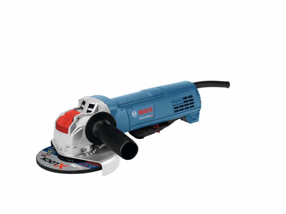 4-1/2 In. X-LOCK Ergonomic Angle Grinder with Paddle Switch - Intensery