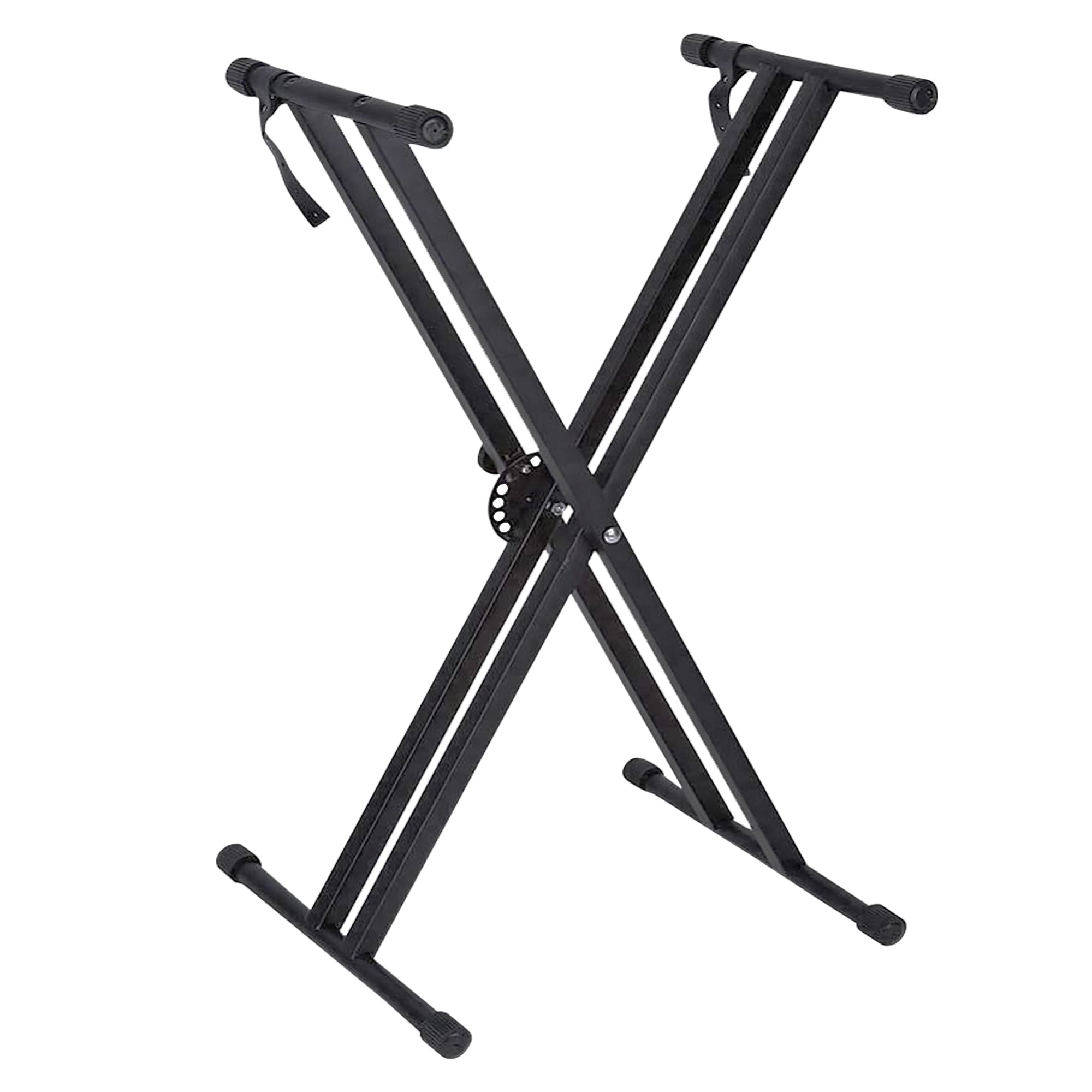 5 Core Adjustable Keyboard Stand with Double Braced X-Style, Premium Pre-Assembled Digital Piano Stand (Metal) with Locking Straps KS 2X - Intensery