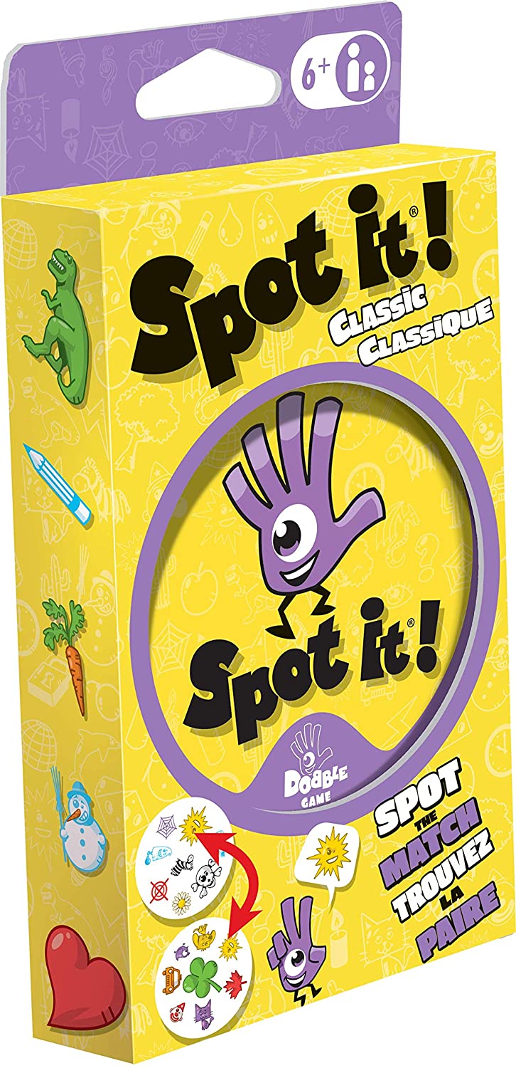 Spot It! Card Game English/French - Intensery