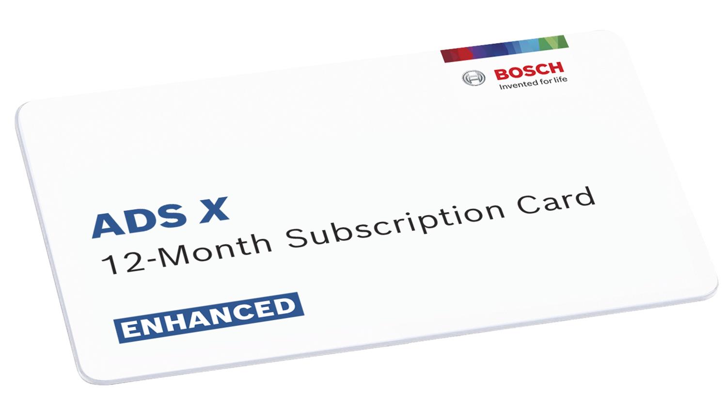 Bosch Performance 3945-SUB-ENH Bosch ADS X 12 Month Enhanced Plan Subscriptions - Intensery